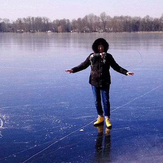 am 03.03.18 auf dem Zeesener See