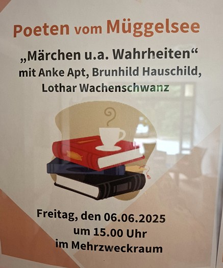 Werbung Lesung